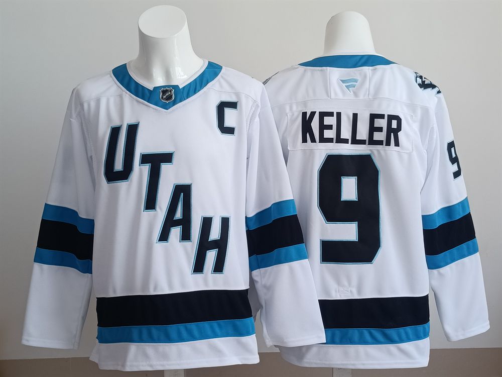 Men 2025 Utah Hockey Club #9 Keller White Home Premier Player NHL Jersey